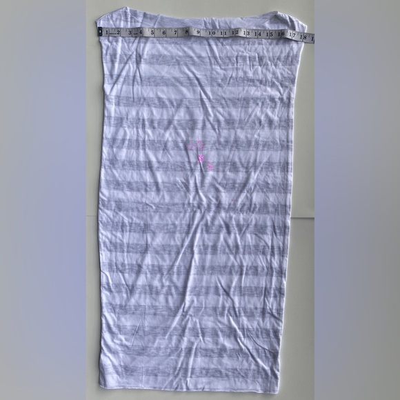 American apparel gray and white striped tank top - Picture 3 of 5